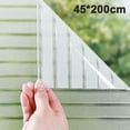 thumbnail image 1 of Window Film Static Cling UV Protection Window Privacy Film Non Adhesive Window Cling for Home Office Meeting Room, Frosted Stripe, 1 of 9