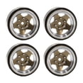 thumbnail image 4 of Milaget 4 Pieces 1.3 Inches Beadlock Wheel Rim for FMS Ascent-18 1: 18 RC Car Sturdy Bronze Color, 4 of 9