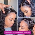 thumbnail image 4 of Lace Front Wig Transparent Frontal Glueless Human Hair for Black Women, 4 of 7