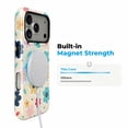 thumbnail image 2 of SKLYDDI Esthétique Floral - Étui pour iPhone 13 Pro, Compatible avec MagSafe, 2 of 7