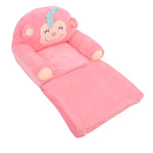 Children Folding Sofa, Children Sofa Toddler Sofa Soft Plush Children Couch Kid Lounge Chair for Home Kindergarten Monkey