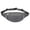 Grey, variant on Fanny Pack for Women and Men Crossbody Belt Bag with Headphone Hole 12.2 in x 1.96 in x 4.72 in Nylon Travel Waist Pack