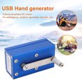 thumbnail image 4 of Portable Emergency Generator, High Efficiency Hand Crank Generator Energy Saving 3 Phase Brushless DC Motor  for Outdoor Operation, 4 of 7