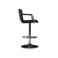 thumbnail image 5 of Black and Chrome Quilted Barstool, 5 of 5