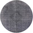 thumbnail image 1 of Ahgly Company Machine Washable Indoor Round Industrial Modern Iron Gray Area Rugs, 8' Round, 1 of 7