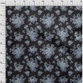 thumbnail image 4 of oneOone Cotton Flex Black Fabric Florals Craft Projects Decor Fabric Printed By The Yard 40 Inch Wide, 4 of 4