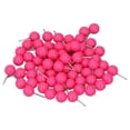 thumbnail image 4 of 100Pcs Push Pins Map Tacks Steel Plastic Marking Pins Easy to Storage Wide Application for Cork Boards 9.5 X 20mm, 4 of 7