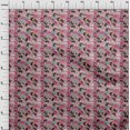 thumbnail image 4 of oneOone Rayon Medium Blue Fabric Travel Craft Projects Decor Fabric Printed By The Yard 56 Inch Wide, 4 of 5