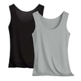 thumbnail image 1 of Pyjama pour Femmes, Mode Femmes Dames Débardeur Uni à Encolure en U Hauts de Pyjama 3 Pcs Hauts de Bas, Cadeaux pour Femmes, G, 1 of 3