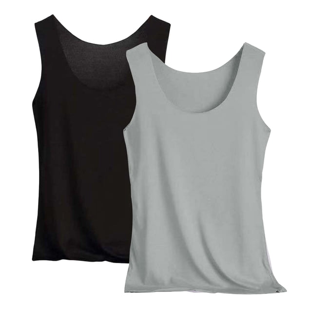 Pyjama pour Femmes, Mode Femmes Dames Débardeur Uni à Encolure en U Hauts de Pyjama 3 Pcs Hauts de Bas, Cadeaux pour Femmes, G