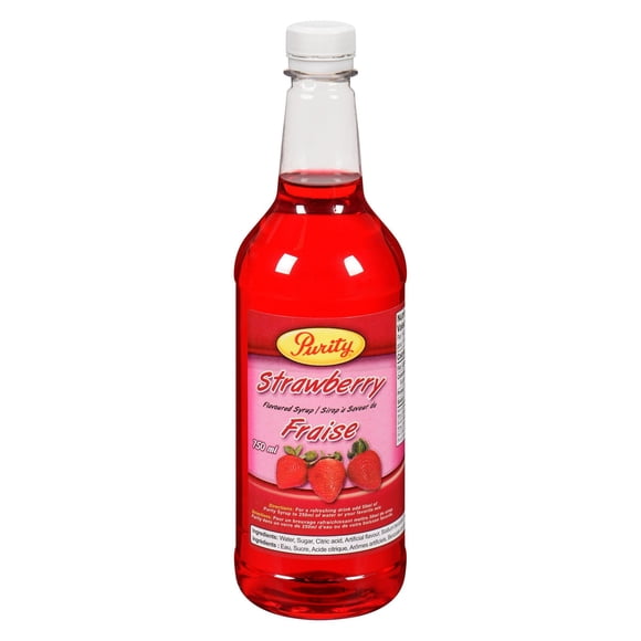 Purity Strawberry Flavoured Syrup