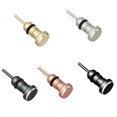 thumbnail image 2 of Universal Aluminium Alloy 3.5mm Audio Earphone Dust Plug Phone Dustproof Cap Stopper Sim Card Tray Eject Pin Workhe, 2 of 9