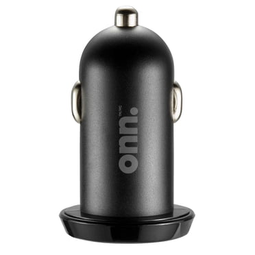 onn. Dual USB-A Ports 2.4 Amp Car Charger
