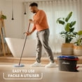 thumbnail image 4 of Vileda EasyWring RinseClean Spin Mop Head Replacement, Washable & Reusable, 4 of 12