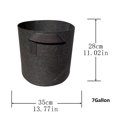 thumbnail image 1 of LSLJS Pot de Plante en Tissu Non Tissé Lourd Épaissi de 3 Gallons avec Poignées, Accessoires pour la Maison, 1 of 1