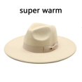 thumbnail image 4 of Fedora Large wide brim fedora hat for women, 4 of 5