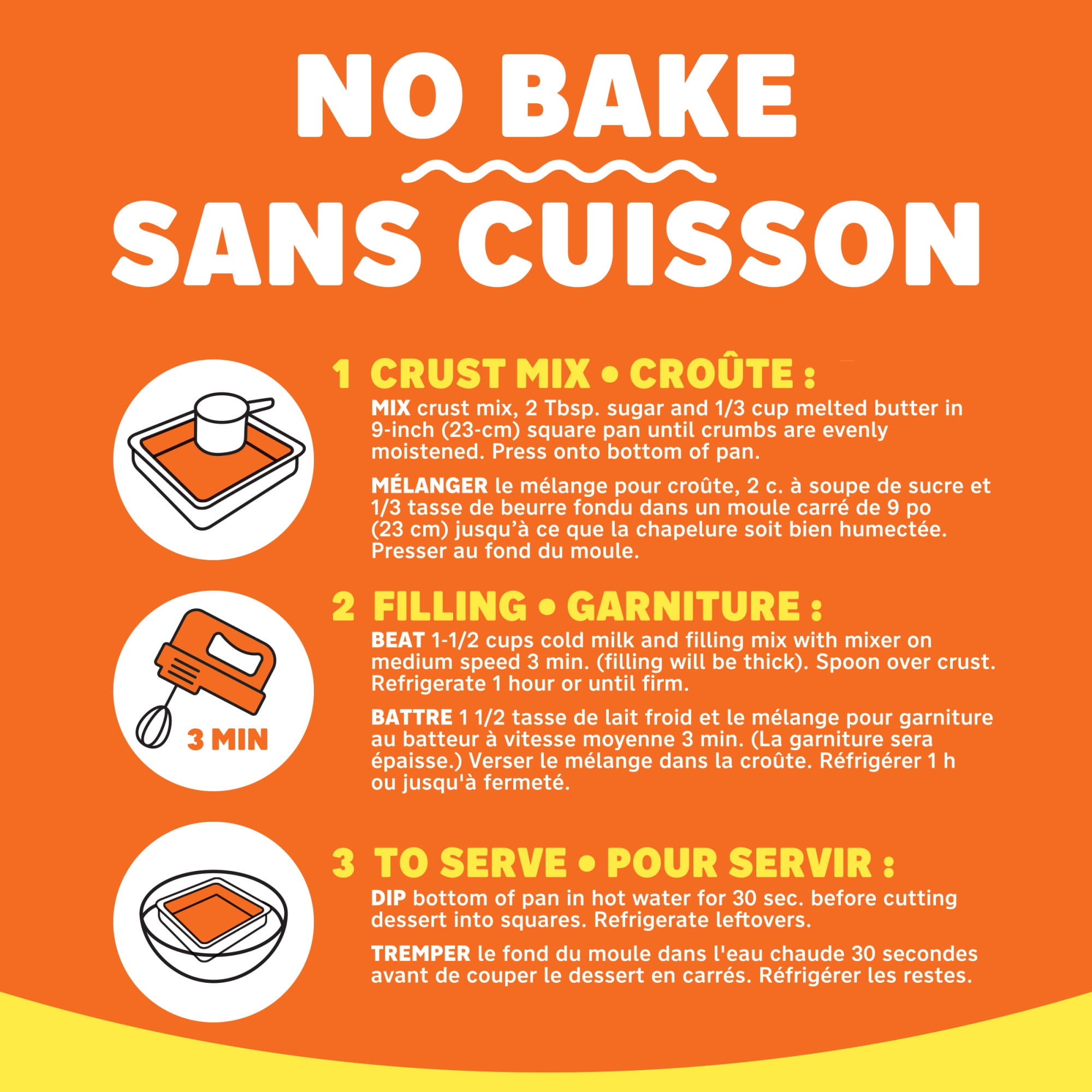 Préparation Pour Dessert Gâteau Au Fromage Authentique Avec Préparations Pour La Garniture Et La Croûte, Boîte