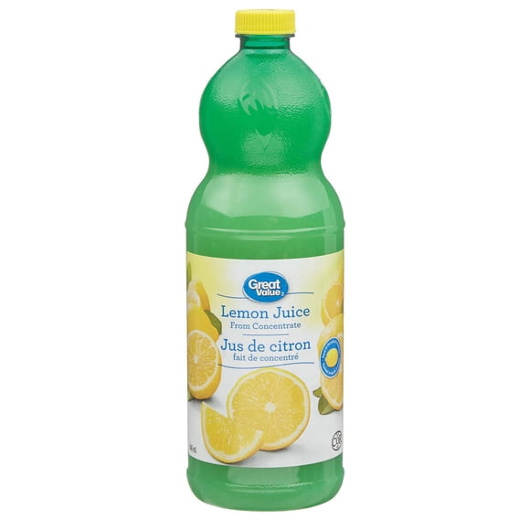Jus de citron Great Value fait de concentré