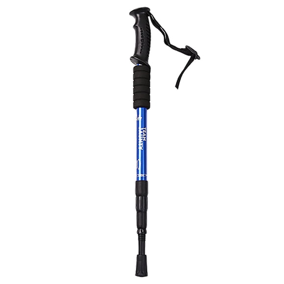 Deals of The Day Clearance! Four-Section Trekking Pole, High-Strength Cane Crutches for Outdoor Hiking, Adjustable Walking Stick for Support, Lightweight Trekking Poles