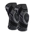 thumbnail image 2 of EGNMCR Sports Knee Pads With Spring Double Straps For Pressure Support And Knee Protection Sports knee pads, 2 of 3