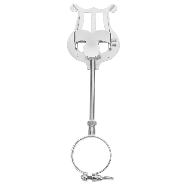 MasteelfCA 1 Pc Durable Clarinet Music Stand Portable Music Score Marching Music Stand (Silver)