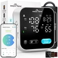 thumbnail image 1 of Easy@Home Smart Blood Pressure Monitor for Home Use, XL Arm Cuff, LED Display, Voice Function, MyHeartPal App, EBP-703T, 1 of 8