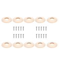 thumbnail image 4 of Milaget 6X 10 Pieces Plastic Washers for Guitar Tuners Machine Head Buttons Cream, 4 of 9