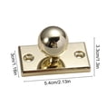 thumbnail image 3 of Glass Cabinet Door Handle Pull Wardrobe Drawer Shoe Metal Pull, 3 of 6