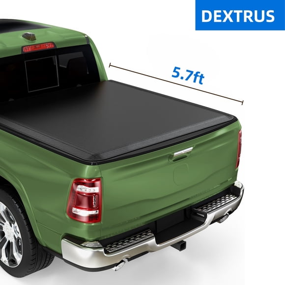 DEXTRUS 5.7ft Soft Tri-fold Truck Bed Tonneau Cover for 2009-2024 Dodge Ram 1500 Classic for 2009-2025 New Body waterproof without Rambox
