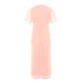 thumbnail image 4 of Kvysinly Combinaisons à Jambes Larges Scintillantes pour Filles avec Strass Col Rond Manches Courtes Rose 8, 4 of 5