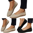 thumbnail image 3 of B91xZ Mocassins pour Femmes Confortables et Légers, Beige 6.5, 3 of 5