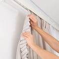 thumbnail image 5 of Ceiling Curtain Track Flexible Bendable Curtain Track Rollers Plastic Drapery Rail Sliding Glider for Shower Curtain, 5 of 5