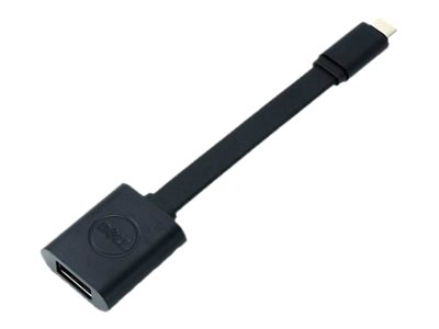 Dell - Adaptateur USB - 24 Broches USB-C (m) vers USB Type A (F) - USB 3.1 - 5.2 Po - Noir