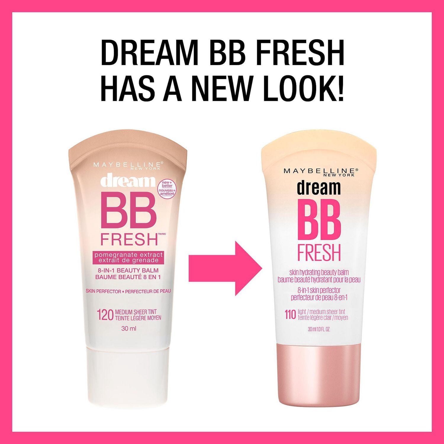 Maybelline New York Dream Fresh BB Cream, Sheer Coverage, Natural Finish, Hydrating and Lightweight