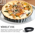 thumbnail image 4 of Quiche Pan Removable Bottom Non Stick Cake Mould Carbon Steel Bakeware Kits Baking Accessory Kitchen Supplies Cooking Tools Regular 4 inch, 4 of 9