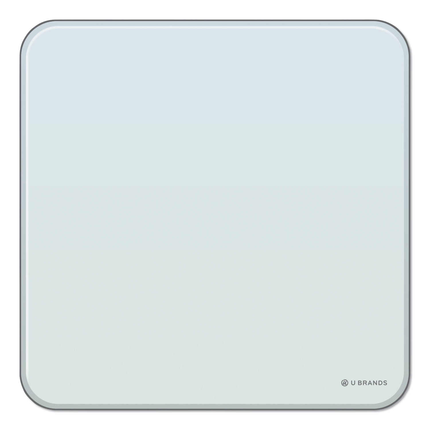 Cubicle Glass Dry Erase Board, 12 x 12, White