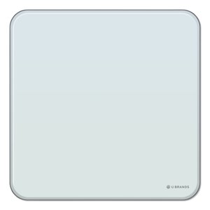 Tableau d'Erase à sec en verre de cubicle, 12 x 12, blanc