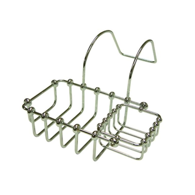Kingston Brass CC2171 7 Inch Swivel Soap & Sponge Holder - Polished Chrome