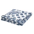 thumbnail image 2 of AeroSoft Medallion 3-piece Contemporary Microfiber King Quilt Set in White, 2 of 7