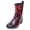 Red, variant on Women's Rain Shoes Outdoor Wellies Rain for Women Wide Calf Wooden Court Shoes Boots Mid Style Rubber Rain Shies Rain Sneaker Men Women's Punk Boots for Footwear for Women Cold Weather All