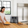 thumbnail image 2 of Ninja DZ201C, Foodi 6-in-1, 8-Qt. 2-Basket Air Fryer with DualZone Technology, Black, 1690W, 2 of 6