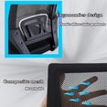 thumbnail image 2 of BestOffice Ergonomic Mesh Office Chair, Adjustable Swivel Rolling Task Chair with Lumbar Support for Home & Office, Black, 2 of 7