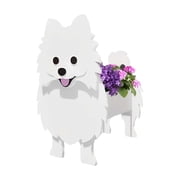 Fiudx Dog Flower Pot Planter Cute Pvc Herb Garden Dog Flower Pot Indoor/Outdoor Plant Dog Flower Pot Pet Flower Pot Great Pet Lovers