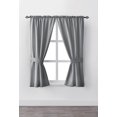 thumbnail image 1 of Mainstays Bennett 63" Rod Pocket Window Curtain Drapery Panel Set, 1 of 1