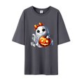 thumbnail image 4 of YLHFASHION T-shirt d'Halloween pour Femmes à Manches Courtes, Col Rond, Graphique, Hauts Imprimés Citrouille, Chandails Décontractés d'Automne 2025, Soldes Aujourd'hui, Liquidation, T-shirt à Manches Courtes pour Femmes, 4 of 4