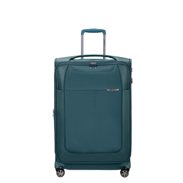 Samsonite D'Lite Valise à Roulettes Extensible Moyenne en Bleu Pétrole, Hauteur 27,5 Pouces. Tissu en nylon Léger avec Extérieur Résistant à l'Eau et Doublure en rPET Fabriqué à Partir de Bouteilles en Plastique Recyclées. Rangement Extensible, Serrure Encastrée Approuvée TSA et Roues Amortissantes Assurent un Roulement Fluide. l'Intérieur Comprend une Pochette en Panneau de Maille, un Panneau Séparateur et des Sangles de compression pour un Emballage Organisé. Bagage Cabine Idéal avec une Garantie Mondiale de 10 Ans.