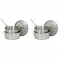 thumbnail image 1 of Bayou Classic Durable 10 Qt. Stainless Steel Fry Pot/Perforated Basket (2 Pack), 1 of 6