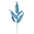 thumbnail image 1 of Vickerman QG192212 33 in. Turquoise Fern Leaf Spray - 6 per Bag, 1 of 3