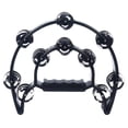 thumbnail image 1 of Tambourin Métal Demi-Lune Instruments de Musique Double Métal Instruments à Main Percussion avec Poignée Ergonomique Prise Tambourins pour Adultes Tambourin Métal à Main Percussion, 1 of 3