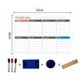 thumbnail image 2 of Thinsony Kitchen Dry Erased Refrigerator Whiteboard Set Monthly Planner Home Decor style 4, 2 of 8